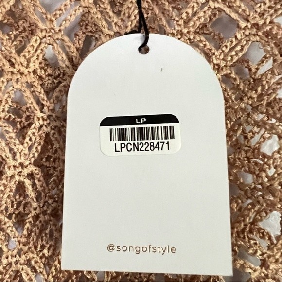 NWT Song Of Style Dani Crochet Fringe Cover Up Dress - XS - Picture 7 of 9